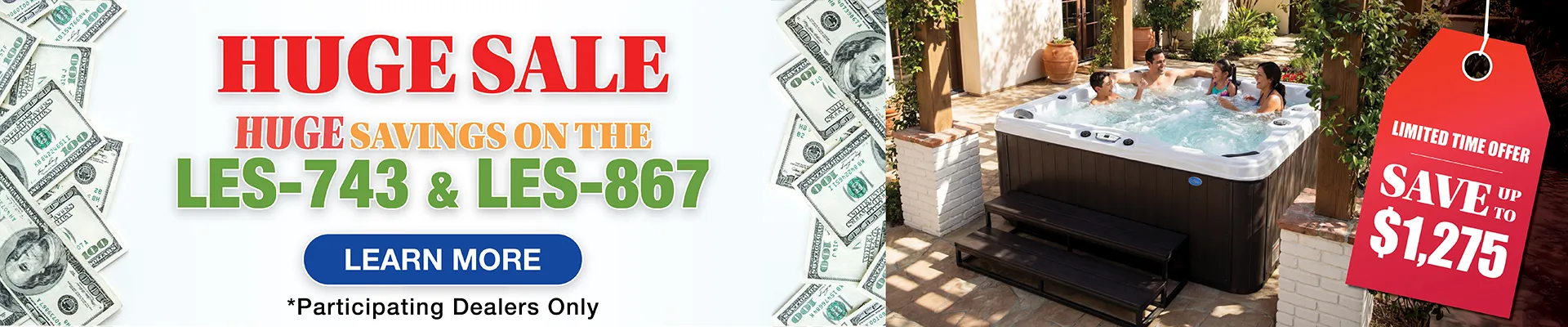 Calspas hot tub being used in a family setting - Nashville